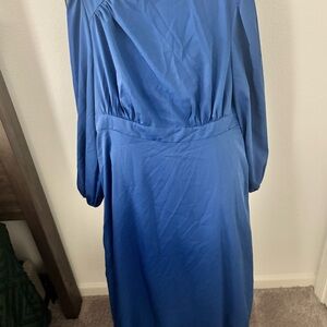Elegant Blue Women's Dress